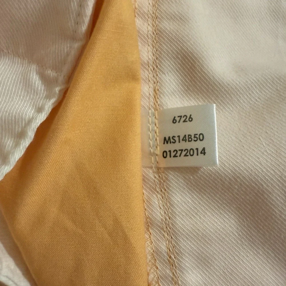 Peter Millar Lightweight Twill Chino Shorts Mens 35 Orange‎ MS14B50 Golf